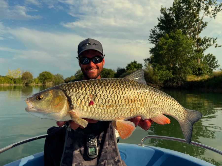 baptiste verger avec un chevesne